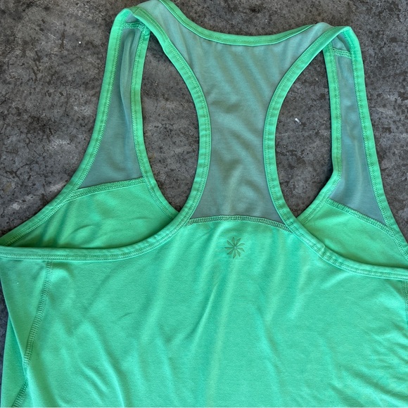 Athleta Bright Green Racerback Tank Top - Picture 4 of 9